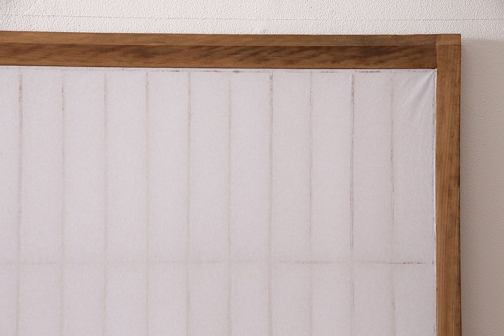 障子戸4枚をリペア&カスタム!障子をプラスチック障子に張り替え。(引き戸、建具)