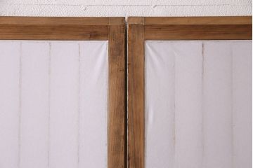 障子戸4枚をリペア&カスタム!障子をプラスチック障子に張り替え。(引き戸、建具)