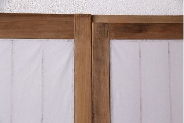 障子戸4枚をリペア&カスタム!障子をプラスチック障子に張り替え。(引き戸、建具)