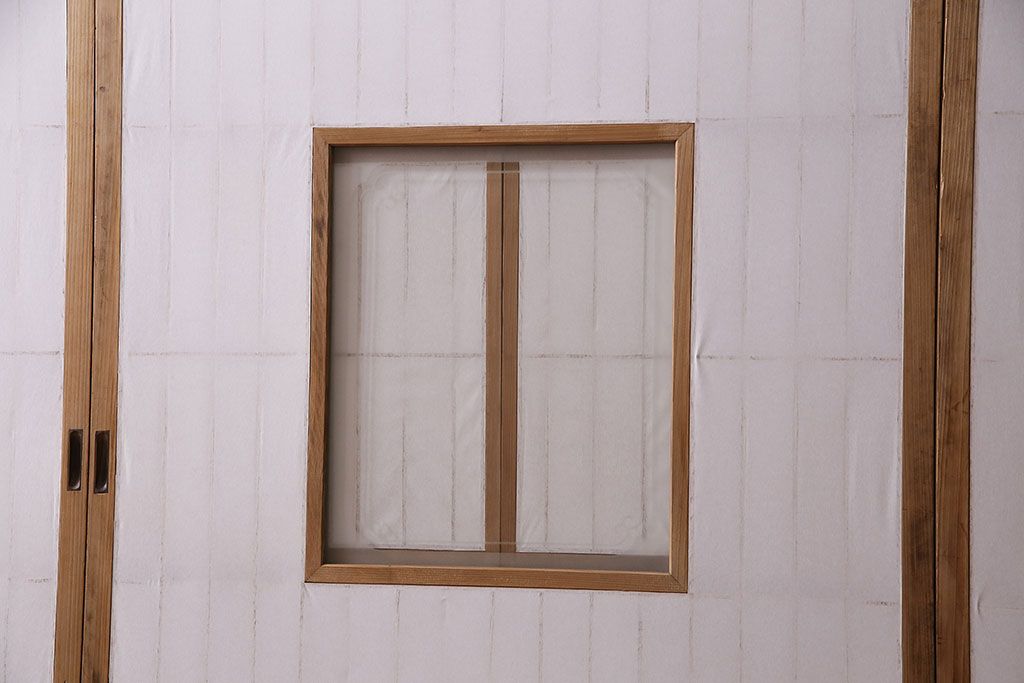 障子戸4枚をリペア&カスタム!障子をプラスチック障子に張り替え。(引き戸、建具)