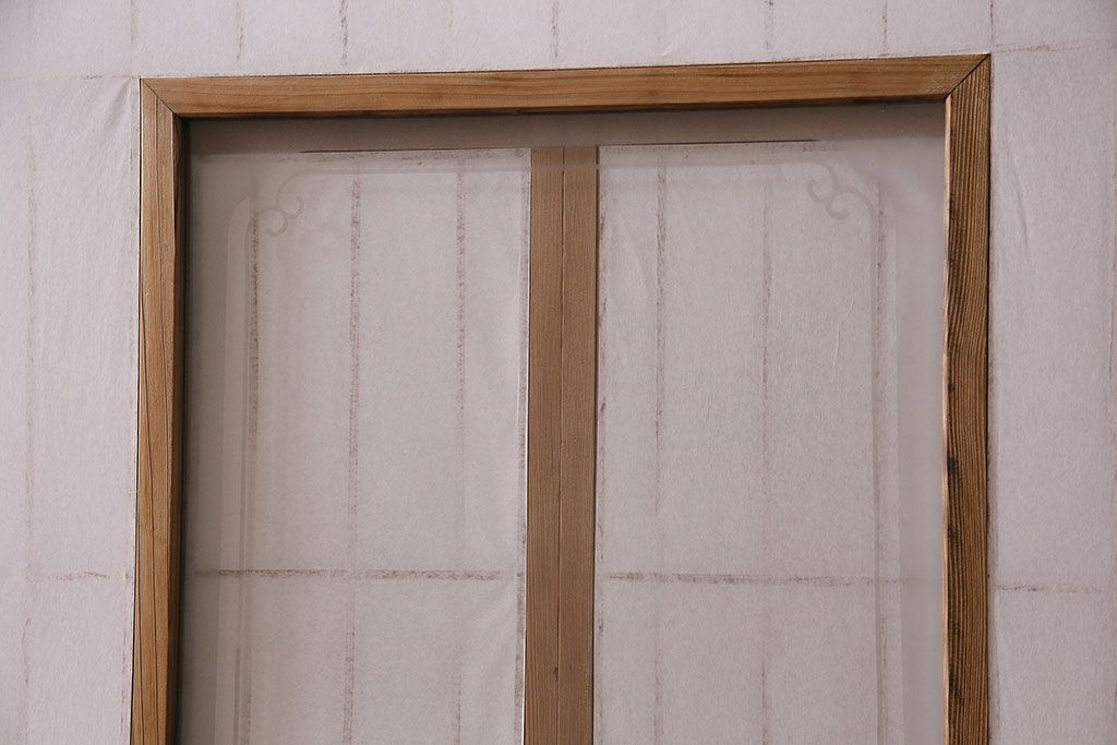 障子戸4枚をリペア&カスタム!障子をプラスチック障子に張り替え。(引き戸、建具)