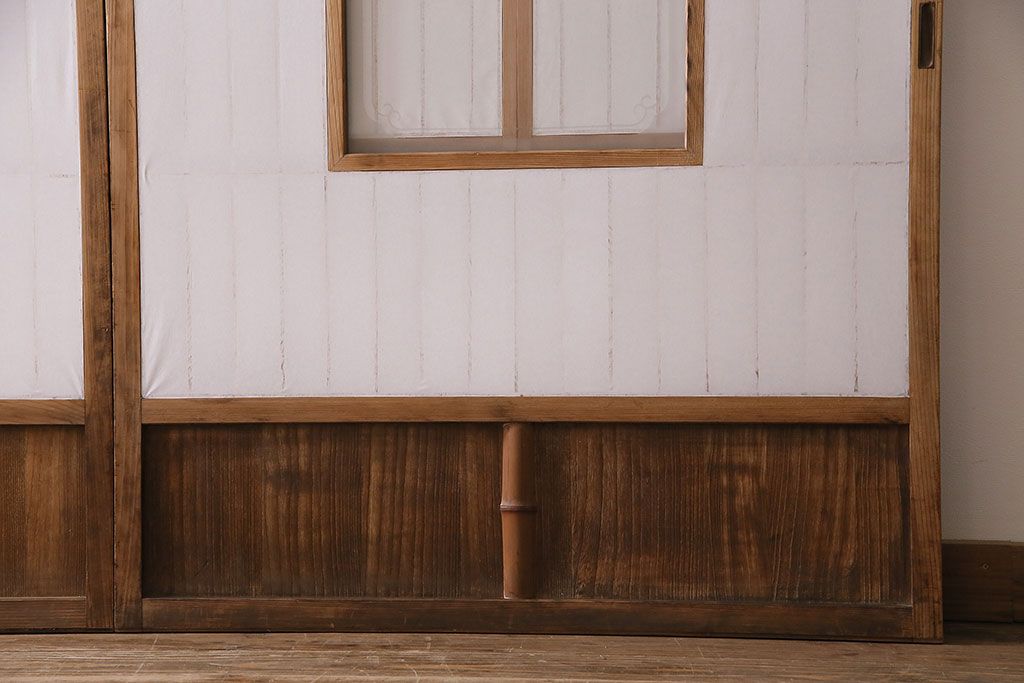 障子戸4枚をリペア&カスタム!障子をプラスチック障子に張り替え。(引き戸、建具)