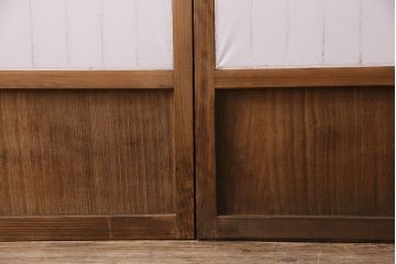 障子戸4枚をリペア&カスタム!障子をプラスチック障子に張り替え。(引き戸、建具)