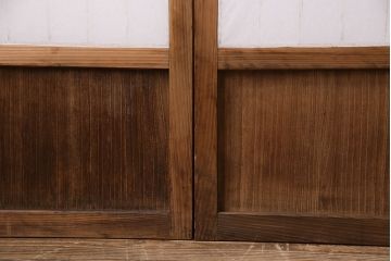 障子戸4枚をリペア&カスタム!障子をプラスチック障子に張り替え。(引き戸、建具)