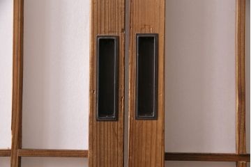 障子戸4枚をリペア&カスタム!障子をプラスチック障子に張り替え。引手を取り付け。(引き戸、建具)