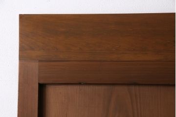 昭和中期の組子帯戸2枚をリペア&カスタム!設置場所に合わせてリサイズ。框の溝加工。現状に近しい色味に着色し仕上げ。(引き戸、建具)