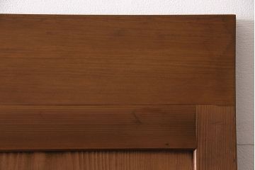 昭和中期の組子帯戸2枚をリペア&カスタム!設置場所に合わせてリサイズ。框の溝加工。現状に近しい色味に着色し仕上げ。(引き戸、建具)