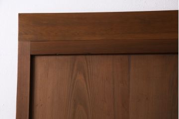 昭和中期の組子帯戸2枚をリペア&カスタム!設置場所に合わせてリサイズ。框の溝加工。現状に近しい色味に着色し仕上げ。(引き戸、建具)