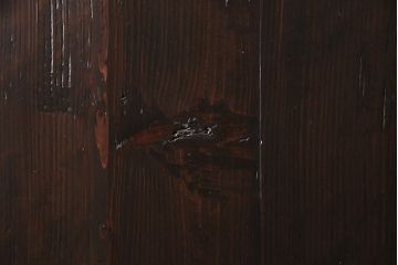 格子帯戸3枚をリペア&カスタム!設置場所に合わせてリサイズ。すりガラスへ入れ替え。濃い茶色で着色し仕上げ。(引き戸、建具)