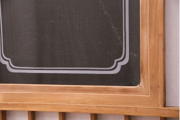 昭和中期の障子戸2枚をリペア&カスタム!設置場所に合わせてリサイズ。戸車を取り付け。障子の張り替え。明るい色味に着色し仕上げ。(引き戸、建具)