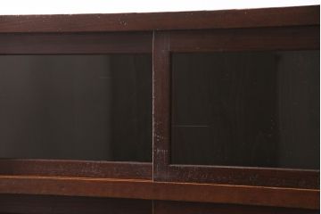 戸棚をリペア&カスタム!可動部の調整や傷の補修を行い、建具はゆらゆらガラスへ入れ替え。(収納棚、キャビネット、食器棚)
