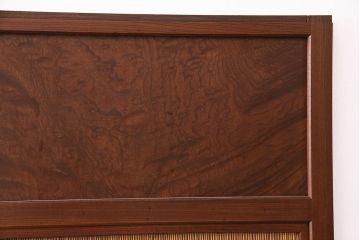 新潟産の板戸4枚をリペア&カスタム!鴨居敷居に溝加工を施し、現状に近しい色味に着色し仕上げ。(引き戸、建具)