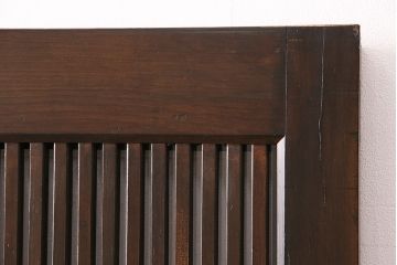 明治大正期の蔵戸をリペア&カスタム!1枚のみリサイズし、鍵を取り付け吊り戸仕様に加工。引き手を取り付け。四方枠製作。(玄関戸、引き戸、建具)