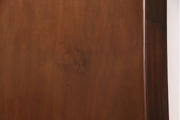 昭和中期のドアをリペア&カスタム!設置場所に合わせてリサイズ。ドアノブ、蝶番は取り外し、埋め木加工。(木製ドア、建具)