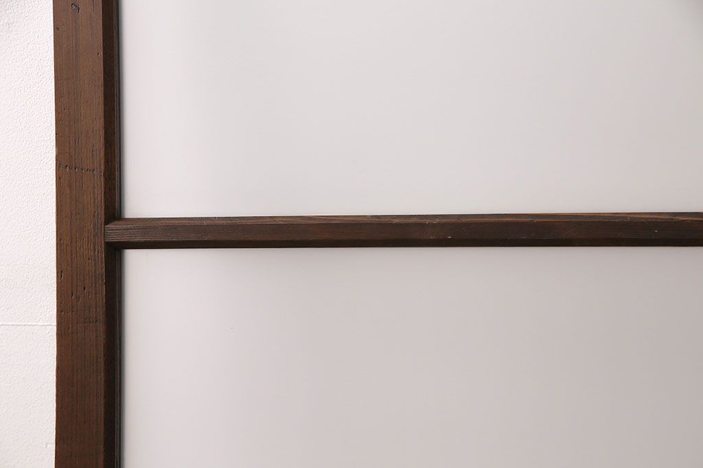 ガラス戸をリペア&カスタム!設置場所に合わせてリサイズ。戸車を取り付け。クリアガラスのみすりガラスへ入れ替え。(引き戸、建具)