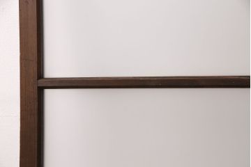 ガラス戸をリペア&カスタム!設置場所に合わせてリサイズ。戸車を取り付け。クリアガラスのみすりガラスへ入れ替え。(引き戸、建具)