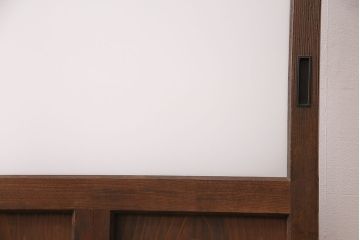 ガラス戸をリペア&カスタム!設置場所に合わせてリサイズ。戸車を取り付け。クリアガラスのみすりガラスへ入れ替え。(引き戸、建具)