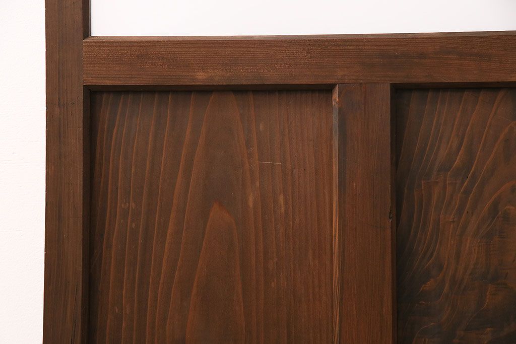 ガラス戸をリペア&カスタム!設置場所に合わせてリサイズ。戸車を取り付け。クリアガラスのみすりガラスへ入れ替え。(引き戸、建具)