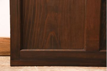 ガラス戸をリペア&カスタム!設置場所に合わせてリサイズ。戸車を取り付け。クリアガラスのみすりガラスへ入れ替え。(引き戸、建具)