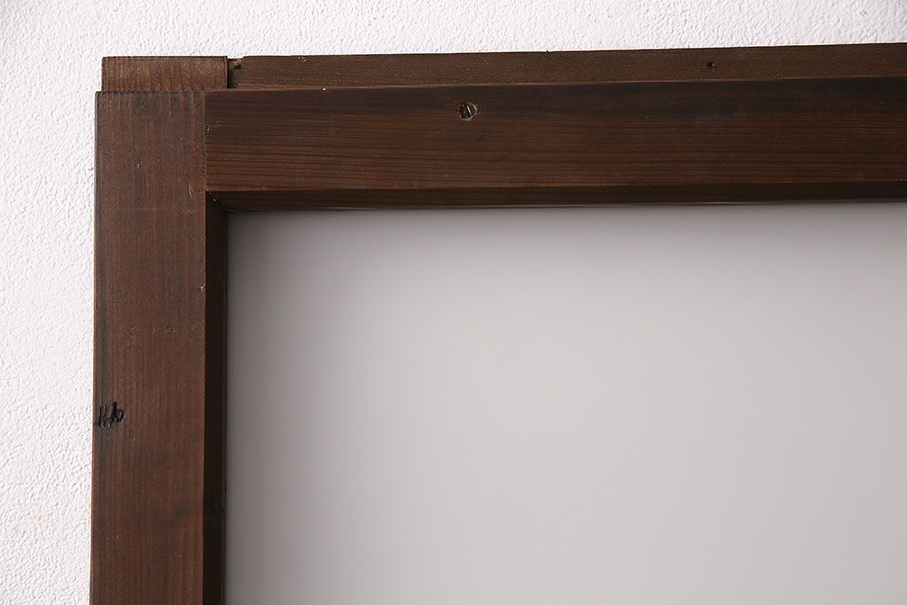 ガラス戸をリペア&カスタム!設置場所に合わせてリサイズ。戸車を取り付け。クリアガラスのみすりガラスへ入れ替え。(引き戸、建具)