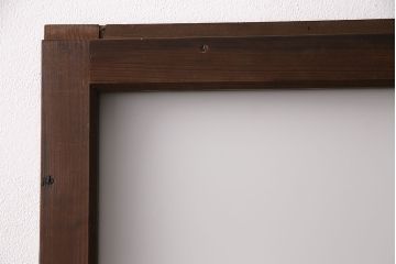 ガラス戸をリペア&カスタム!設置場所に合わせてリサイズ。戸車を取り付け。クリアガラスのみすりガラスへ入れ替え。(引き戸、建具)