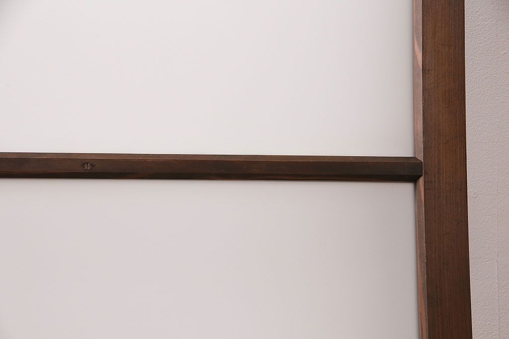 ガラス戸をリペア&カスタム!設置場所に合わせてリサイズ。戸車を取り付け。クリアガラスのみすりガラスへ入れ替え。(引き戸、建具)