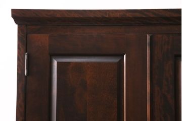 北海道民芸家具のワードローブをリペア&カスタム!ネクタイハンガーを取り外し、可動式の棚板を設置。靴棚にリメイク。(キャビネット、下駄箱)