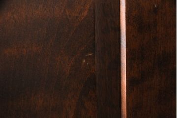 北海道民芸家具のワードローブをリペア&カスタム!ネクタイハンガーを取り外し、可動式の棚板を設置。靴棚にリメイク。(キャビネット、下駄箱)