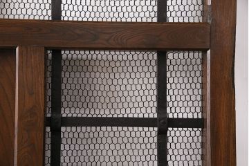 明治期の蔵戸をリペア&カスタム!設置場所に合わせてリサイズ。引き手、戸車を取り付け。(玄関戸、引き戸、建具)