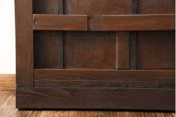 明治期の蔵戸をリペア&カスタム!設置場所に合わせてリサイズ。引き手、戸車を取り付け。(玄関戸、引き戸、建具)