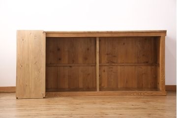 大正期の戸棚をリペア&カスタム!天板を取り付け。現状に近しい色味に着色し仕上げ。(収納棚、飾り棚、キャビネット)