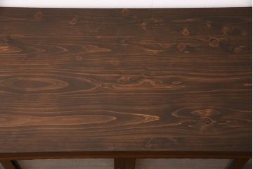 アンティークのサイドボードをリペア&カスタム!板戸をすりガラス入りガラス戸へ変更。戸内棚板等を撤去し、取り外し可能な棚板を新たに製作。鉄脚を取り付け。(リビングボード、収納棚)