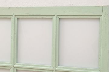 フランスアンティークのフィックス窓2枚をリペア&カスタム!高品質リペア済み商品のガラスをアクリル板へ差し替え。(はめ殺し窓)