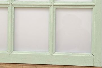 フランスアンティークのフィックス窓2枚をリペア&カスタム!高品質リペア済み商品のガラスをアクリル板へ差し替え。(はめ殺し窓)