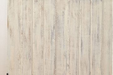 フランスアンティークの親子ドアをリペア&カスタム!ガラスをアクリル板へ差し替え。本体はアンティークホワイトのペイント、アイアン部には黒の着色をし仕上げ。(木製ドア、扉、建具)