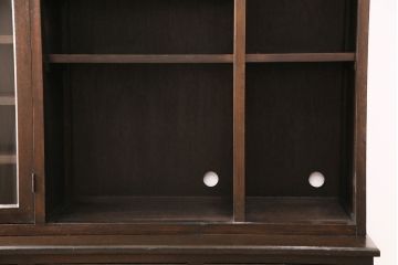 食器棚をリペア&カスタム!既存の棚を撤去し、可動式の棚板を新たに製作。現状に近しい色味に着色し仕上げ。(収納棚、戸棚、キャビネット、カップボード)