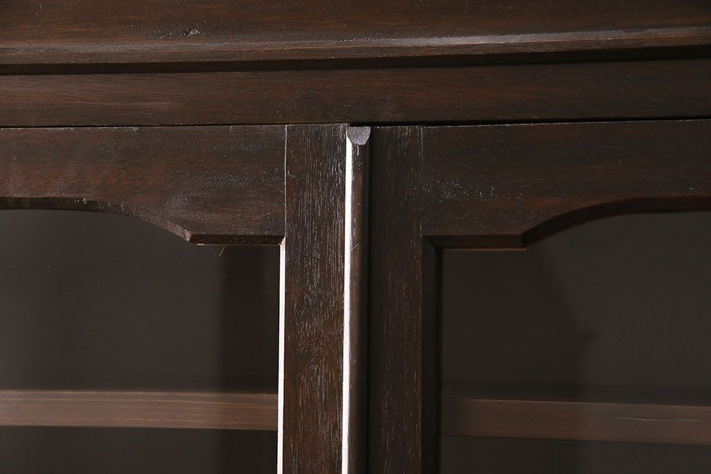 食器棚をリペア&カスタム!既存の棚を撤去し、可動式の棚板を新たに製作。現状に近しい色味に着色し仕上げ。(収納棚、戸棚、キャビネット、カップボード)