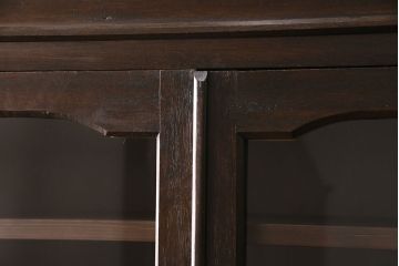 食器棚をリペア&カスタム!既存の棚を撤去し、可動式の棚板を新たに製作。現状に近しい色味に着色し仕上げ。(収納棚、戸棚、キャビネット、カップボード)