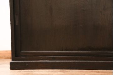 食器棚をリペア&カスタム!既存の棚を撤去し、可動式の棚板を新たに製作。現状に近しい色味に着色し仕上げ。(収納棚、戸棚、キャビネット、カップボード)