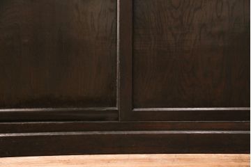 食器棚をリペア&カスタム!既存の棚を撤去し、可動式の棚板を新たに製作。現状に近しい色味に着色し仕上げ。(収納棚、戸棚、キャビネット、カップボード)