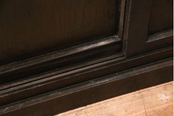 食器棚をリペア&カスタム!既存の棚を撤去し、可動式の棚板を新たに製作。現状に近しい色味に着色し仕上げ。(収納棚、戸棚、キャビネット、カップボード)