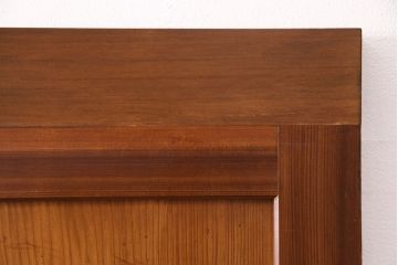 組子入り帯戸2枚をリペア&カスタム!設置場所に合わせてリサイズ。組子部分にクリアガラスを組み入れ。(引き戸、建具)