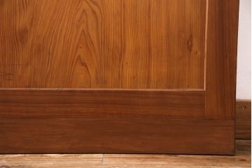 組子入り帯戸2枚をリペア&カスタム!設置場所に合わせてリサイズ。組子部分にクリアガラスを組み入れ。(引き戸、建具)