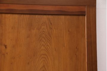 組子入り帯戸2枚をリペア&カスタム!設置場所に合わせてリサイズ。組子部分にクリアガラスを組み入れ。(引き戸、建具)