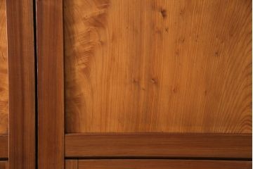 組子入り帯戸2枚をリペア&カスタム!設置場所に合わせてリサイズ。組子部分にクリアガラスを組み入れ。(引き戸、建具)