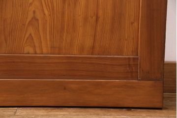 組子入り帯戸2枚をリペア&カスタム!設置場所に合わせてリサイズ。組子部分にクリアガラスを組み入れ。(引き戸、建具)