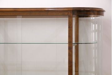 特大ガラスケースをリペア&カスタム!可動部の調整を行い、ガラス棚板を新たに製作。(ショーケース、陳列棚)