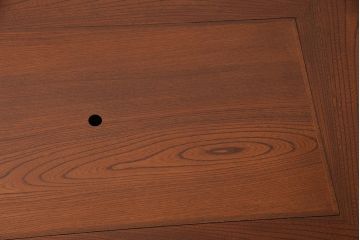 松本民芸家具のA型洋炉卓をリペア&カスタム!ショーケースとしても使用できるように付け替え可能な栗材の内箱、ガラス天板を製作。(火鉢)
