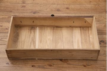 明治大正期の小箪笥をリペア&カスタム!傷んだ木部の補修。マットブラックにペイントした木製脚を取り付け。(収納箪笥、時代箪笥、チェスト)