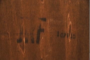 ヒッコリーチェアの照明付きキャビネットをリペア&カスタム!可動式のガラス棚板を3枚追加。(初期棚、カップボード、キャビネット)